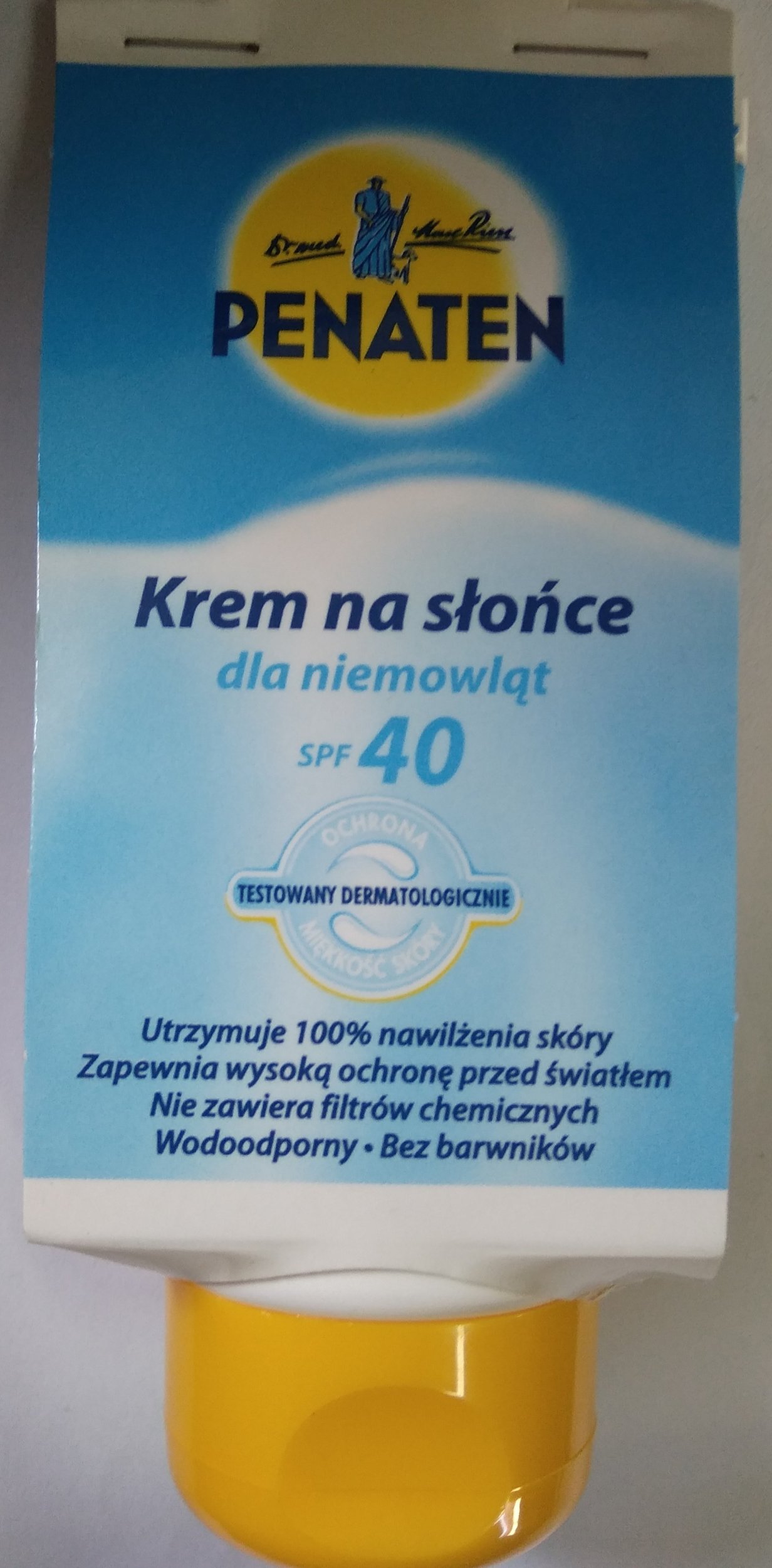 Penaten Krem ochronny na słońce SPF40 dla niemowląt 75 ml