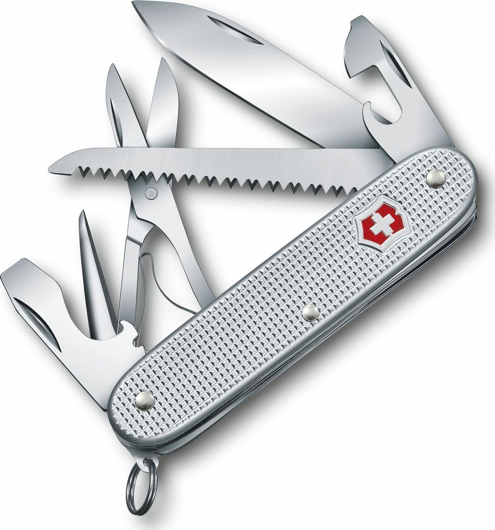 Victorinox Scyzoryk Victorinox Farmer X Alox, srebrny, 93mm