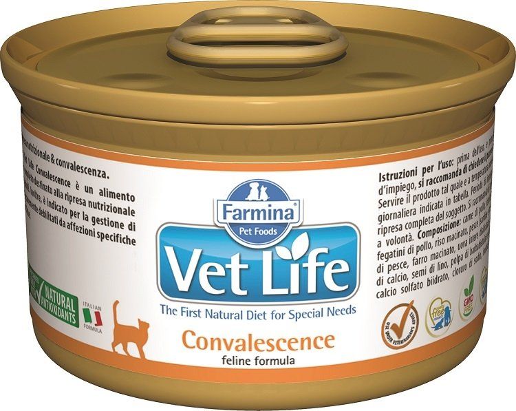 Farmina Pet Foods FARMINA KOT VET LIFE CONVALESCENCE puszka 85g /12