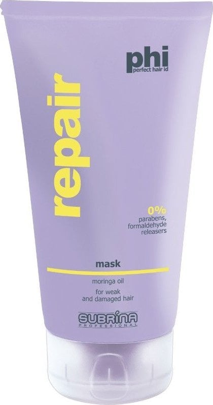 Subrina Professional Subrina Professional, Phi Repair, Paraben-Free, Hair Treatment Cream Mask, For Repairing, 150 ml For Women