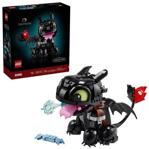 LEGO Icons 10375 Icons Jak wytresować smoka: Szczerbatek