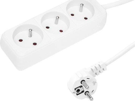 Blow PRZEDŁUŻACZ SIECIOWY Z 3GNIAZDA 3M 3x1,5 BIAŁY