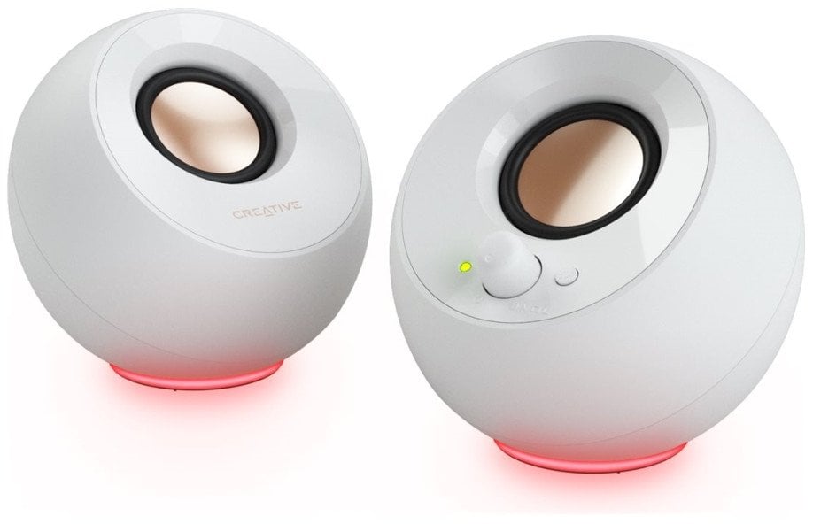 Głośniki komputerowe Creative Pebble SE RGB białe (51MF1725AA001)