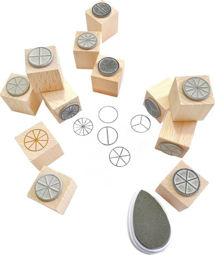 Stemple ułamkowe. Ułamkowa Przygoda 12szt