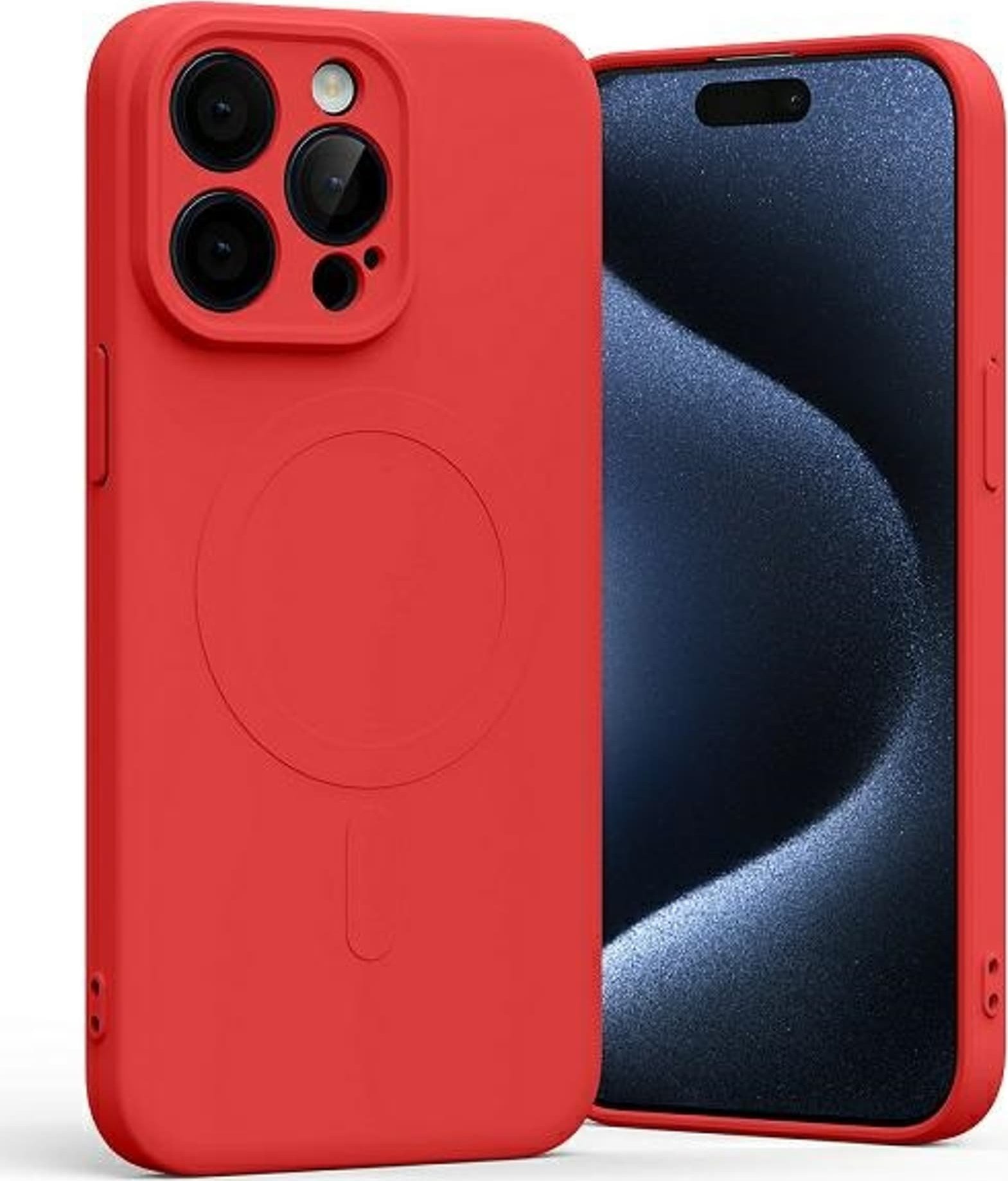Mercury Mercury MagSafe Semi-Silicone iPhone 15 Pro Max 6,7" czerwony /red