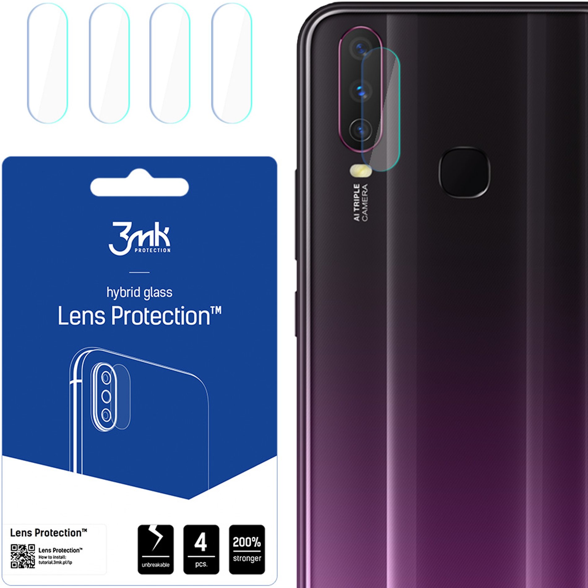 VIVO Y17 - 3MK LENS PROTECTION