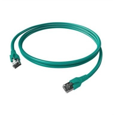 Kabel krosowy EasyLan FlexBoot Cat.6A, S/FTP, turkusowy, 3 m