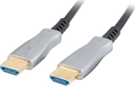 Kabel Lanberg HDMI - HDMI 20m czarny (CA-HDMI-20FB-0200-BK)