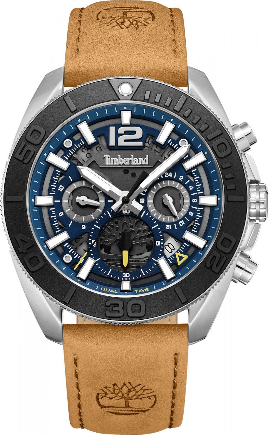 Zegarek Timberland Zegarek męski Timberland TBL.TDWGF0041701 brązowy