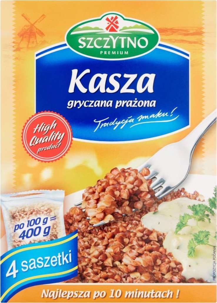 XXXXXXXX_Inny (Noname) Szczytno Premium Kasza gryczana prażona 400 g (4 saszetki)