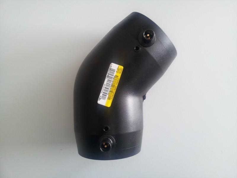 AGRU-FRANK Kolano SDR17-7,4 PE 75x45mm woda gaz elektroopór. 25.170.0075.11