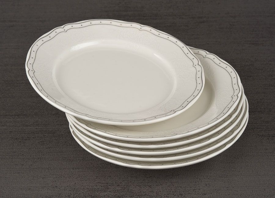 Karolina Komplet talerzy deserowych 21cm (6szt.) Juliette