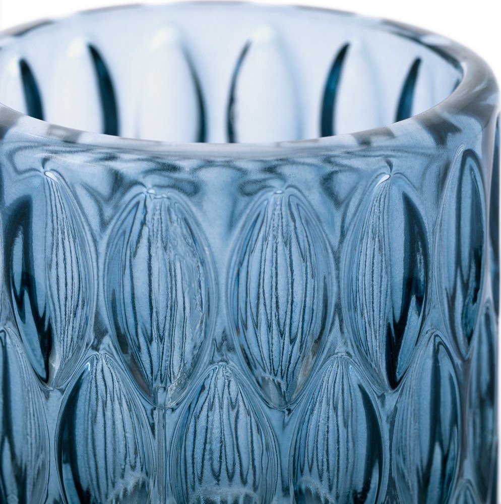 AmeliaHome AmeliaHome Świecznik VIGO 9X9,5 granatowy