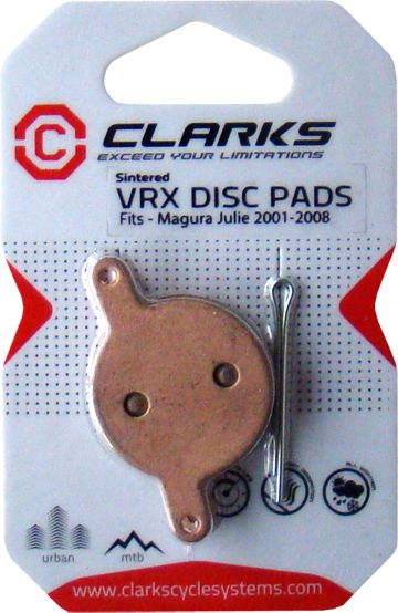 Clarks Okładziny hamulcowe MAGURA (Julie 2001-2008) metaliczne spiekane