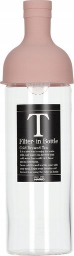 Hario Hario - Filter-In Tea Bottle - Butelka do Cold Brew Pudrowy Róż 750ml