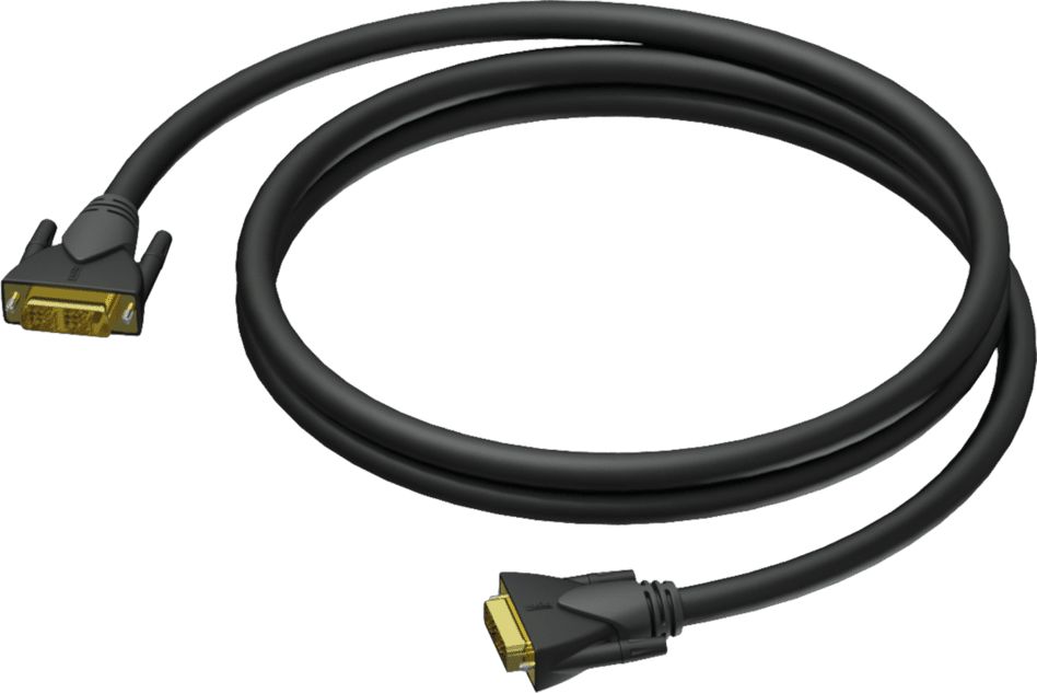 Kabel Procab DVI-D - DVI-D 3m czarny (CLV140/3)