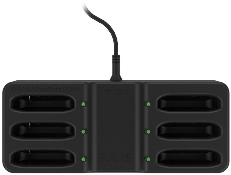RAM Mounts RAM-DOCK-6G-KYO1PU, Freestanding, Composite, Black, Contact, Table, Kyocera DuraForce Ultra 5G E7110