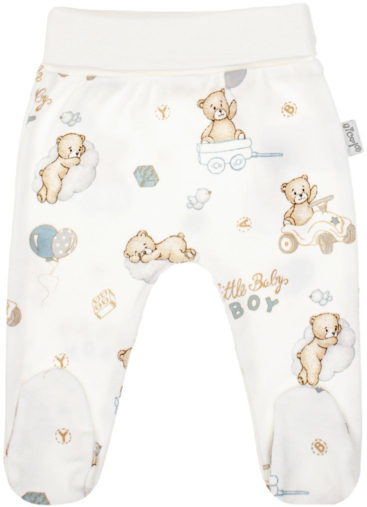 Półśpiochy dla chłopca niemowlęce wyprawka Teddy Nicol 80