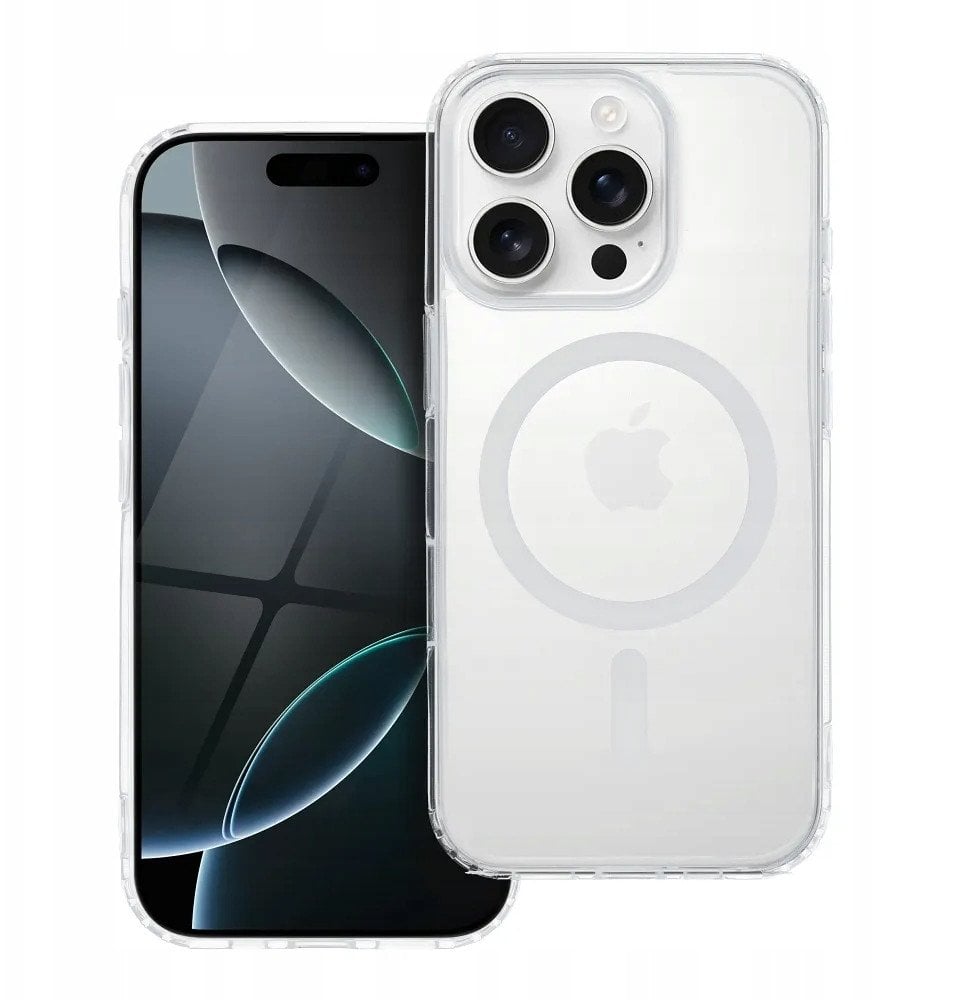 Drop Glue Colorful Ring Mag Cover kompatybilny z MagSafe pasuje do IPHONE 11 PRO biały