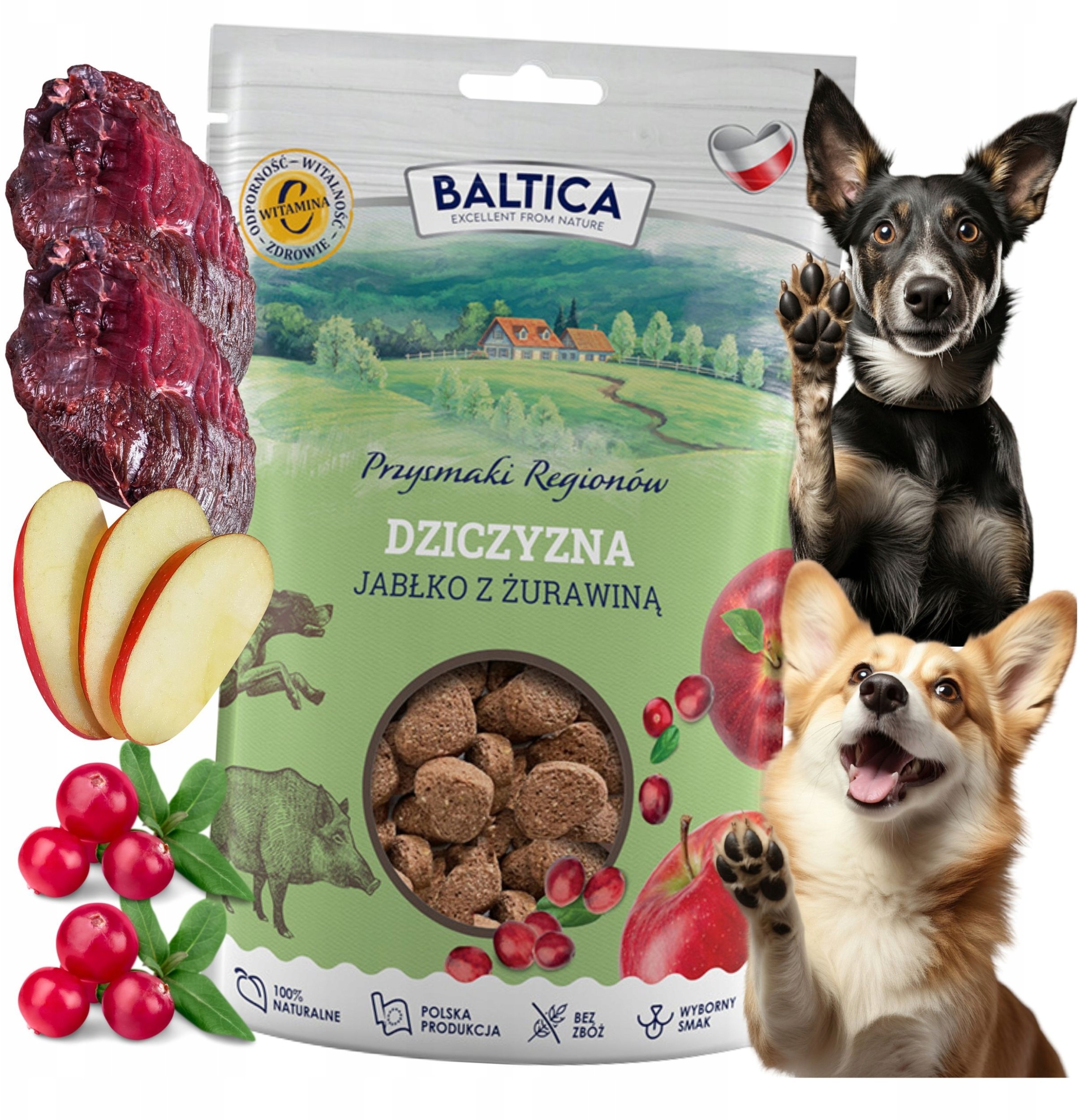 BALTICA PRZYSMAKI REGIONÓW Dziczyzna z jabłkiem 100g