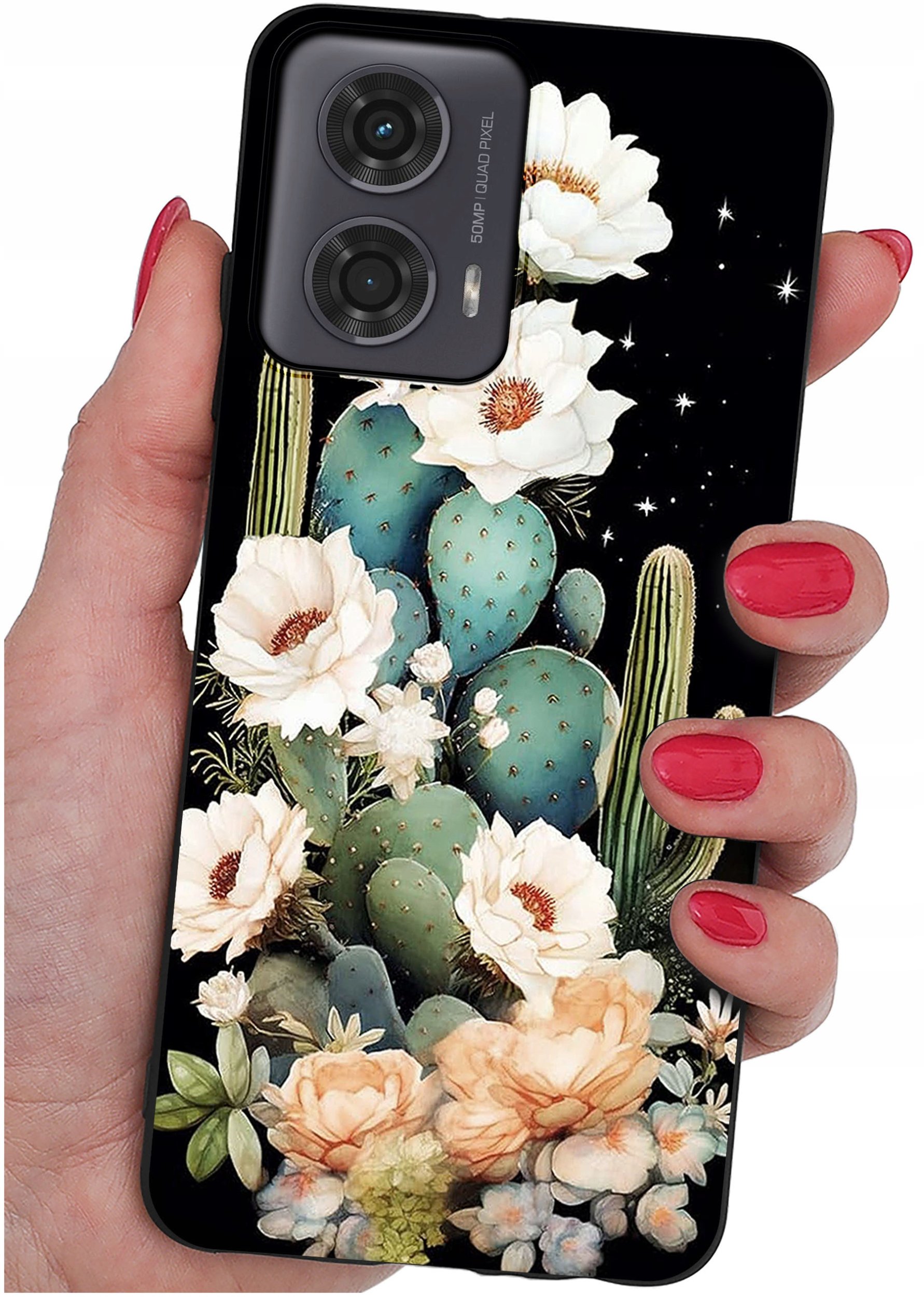 Etui do Motorola Moto G24 |G24 POWER |G04 |E14 WZORY |SILIKONOWE MATT SZKŁO