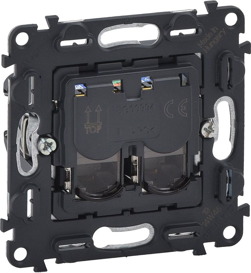 Legrand VALENA LIFE Gniazdo komputerowe podwójne RJ45 kat.6a UTP (753045)