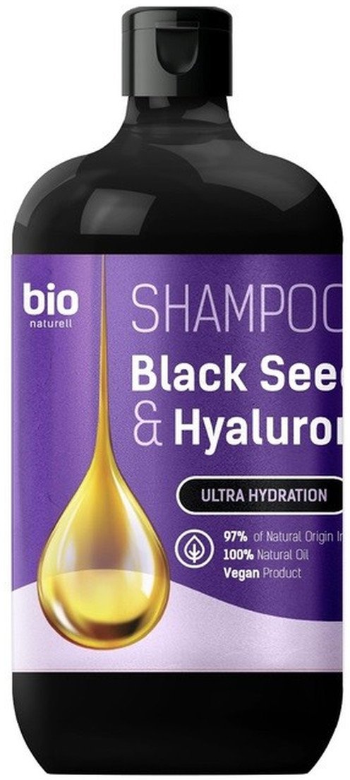 Bio Naturell Black seed oil & hyaluronic acid Szampon dla wszystkich typów włosów 946ml