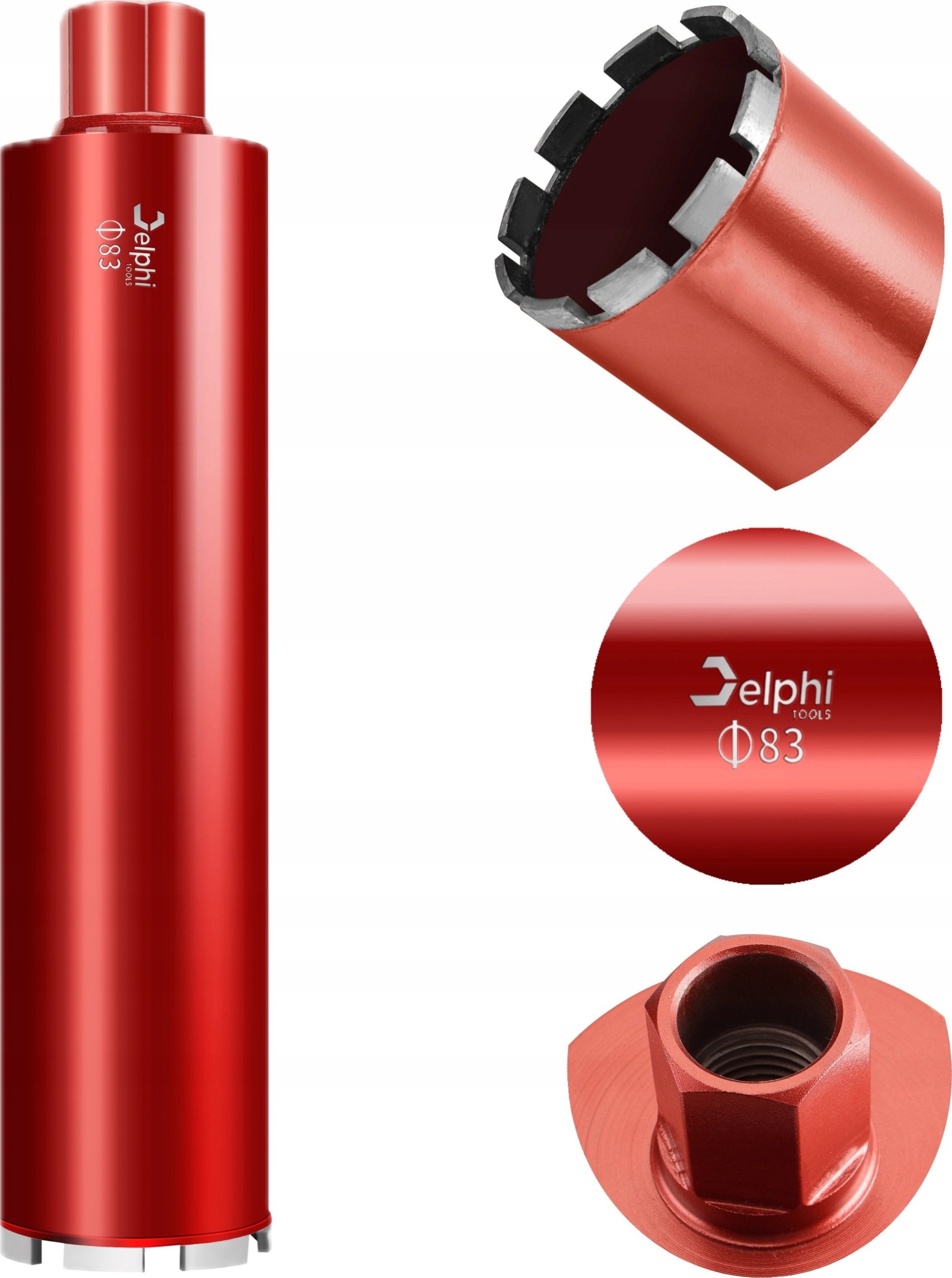 Delphi Tools WIERTŁO KORONOWE DIAMENTOWE DO BETONU 83 x 450mm