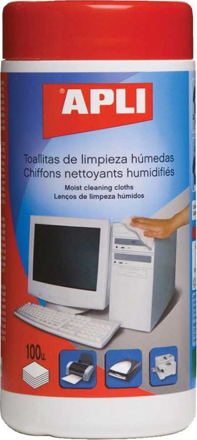 Apli Chusteczki nawilżane do czyszczenia powierzchni plastikowych 100 szt. (AP11301)