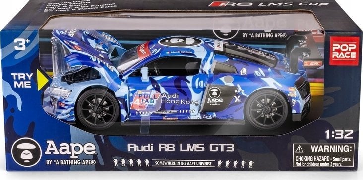 Daffi Model RMZ Hobby 1:32 AudiR8 2015 blue H-111 81116