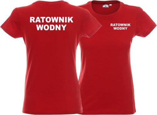 LPP - Promostars Koszulka damska RATOWNIK WODNY czerwona