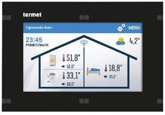 Regulator temperatury pomieszczeń z komunikacją Open Therm - TERMET ST-2801