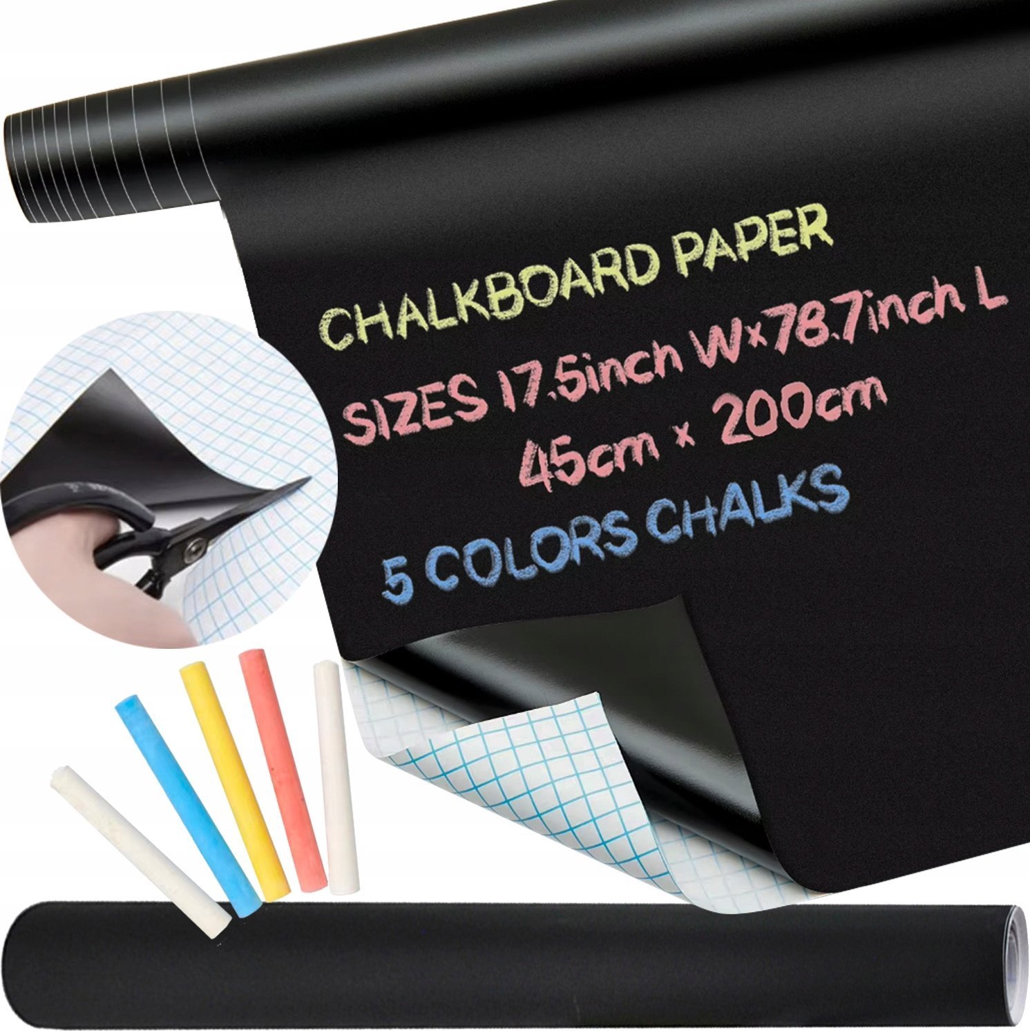 Malatec Tablica kredowa samoprzylepna 23456