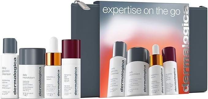Expertise On The Go Set Dermalogica: Daily Glycolic, Cleansing, Cleansing Gel, For Face, 30 ml + Daily Microfoliant, Exfoliating, Exfoliating Powder,