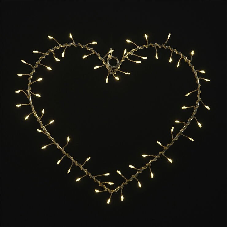 Dekoracja świąteczna Sirius Sirius Liva Cluster heart, 60LED