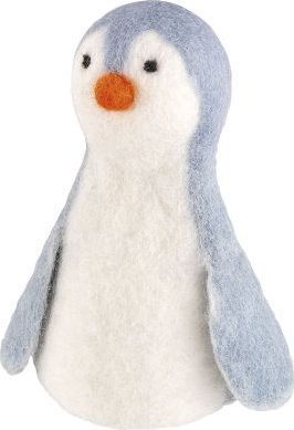 Cilio Ogrzewacz na jajko, owcza wełna, wys. 13 cm, pingwin Lana / Cilio