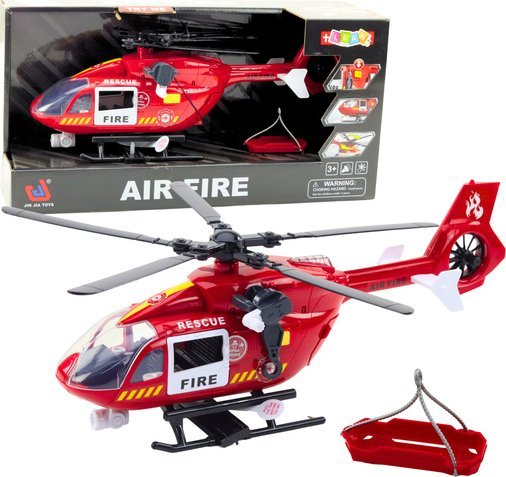 Helikopter Straży Pożarnej Hak Nosze Światła Dźwięki 1:12