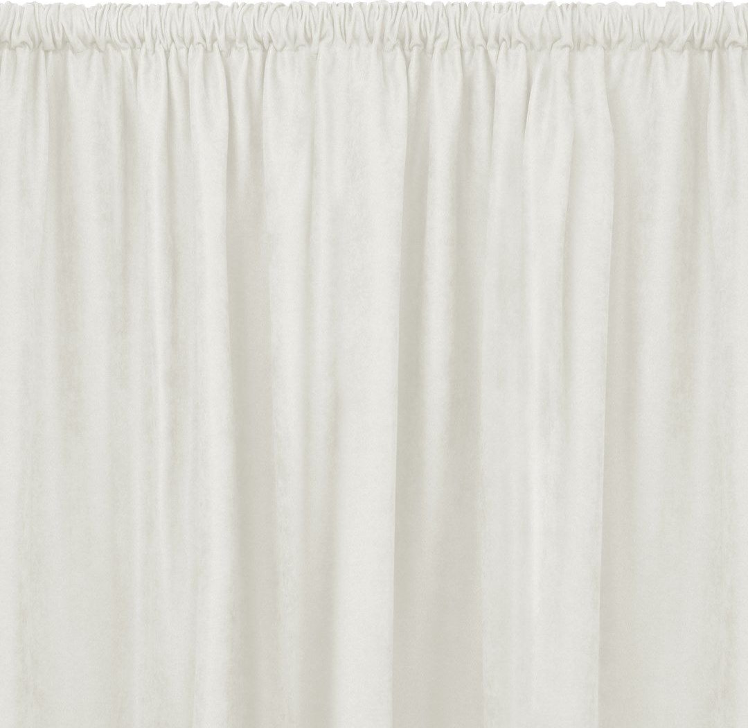 Homede Homede Zasłona MILANA szenilowa z tunelem 220x175 kremowa wzór 1