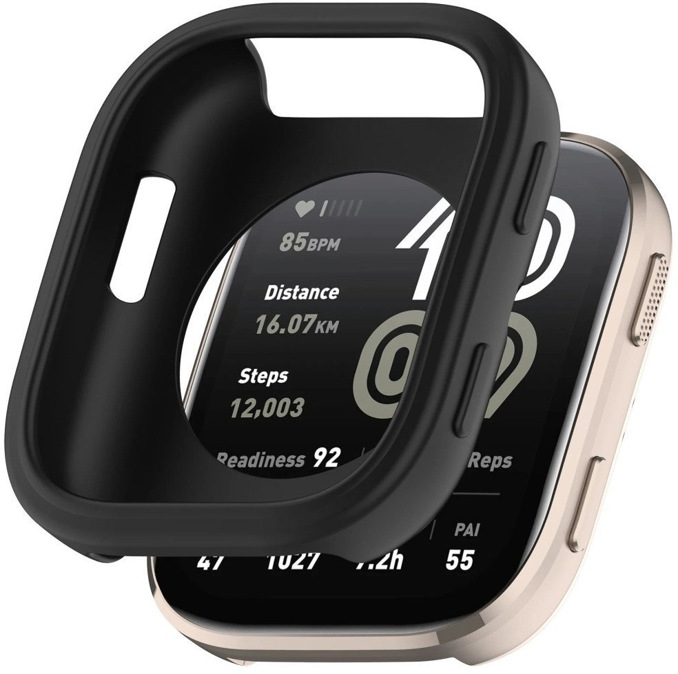 GUMOWE ETUI DO XIAOMI AMAZFIT BIP 6 CZARNE