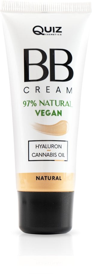 Quiz Cosmetics BB Cream krem BB wzbogacony kwasem hialuronowym i olejem konopnym Natural 30ml