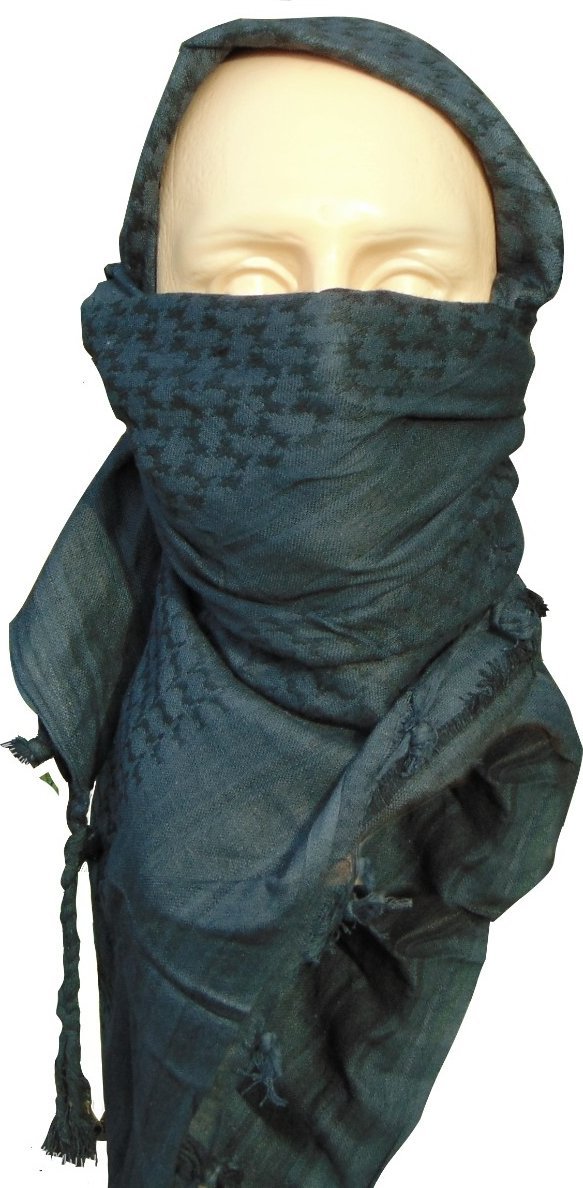 MFH CHUSTA "ARAFATKA" CZARNA 110 x 110 cm MFH