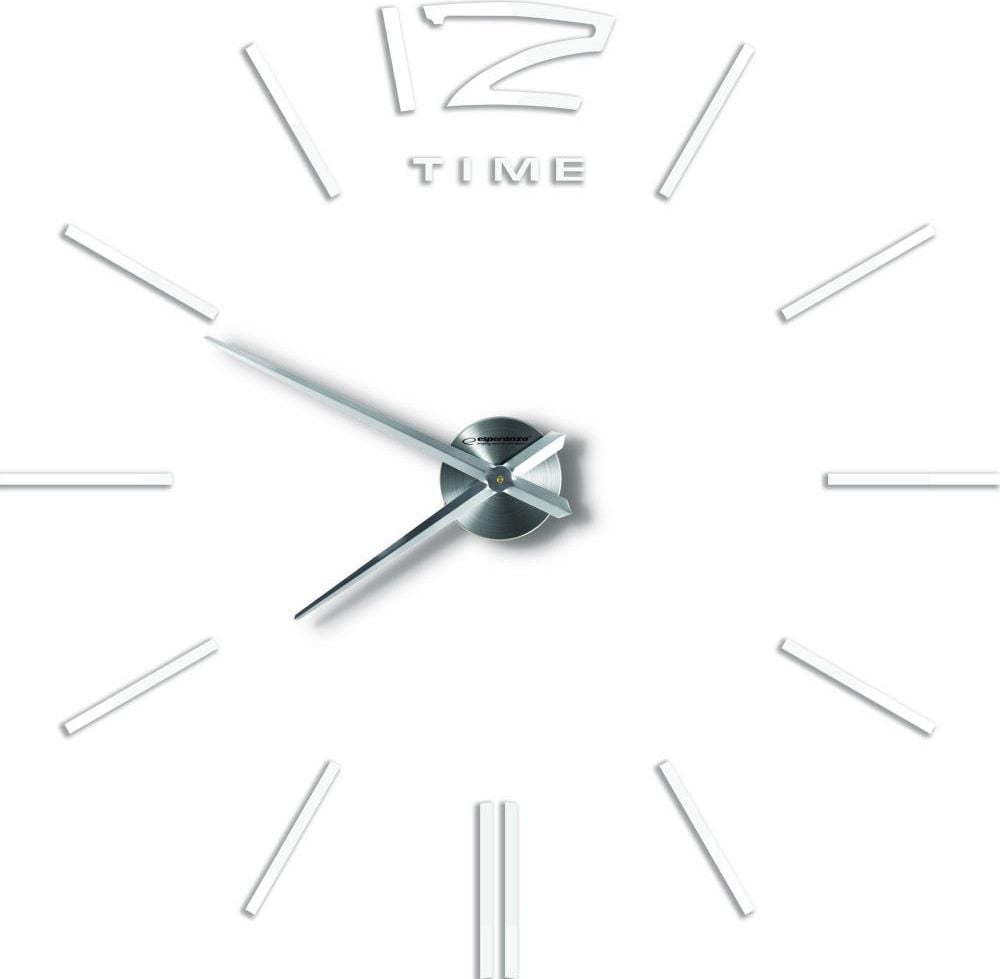 Esperanza Zegar naścienny San Marino Biały (EHC007W)