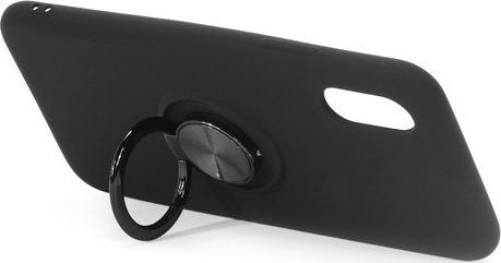 SiliconeRing ETUI SILICONE RING SAMSUNG GALAXY A02S CZARNY standard