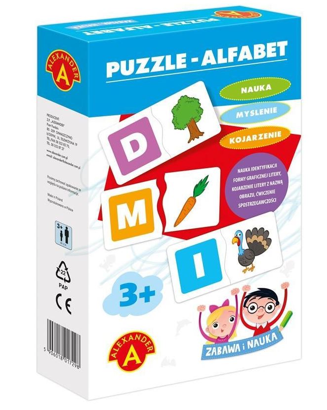 Alexander Puzzle Alfabet-Zabawa i Nauka (1828)