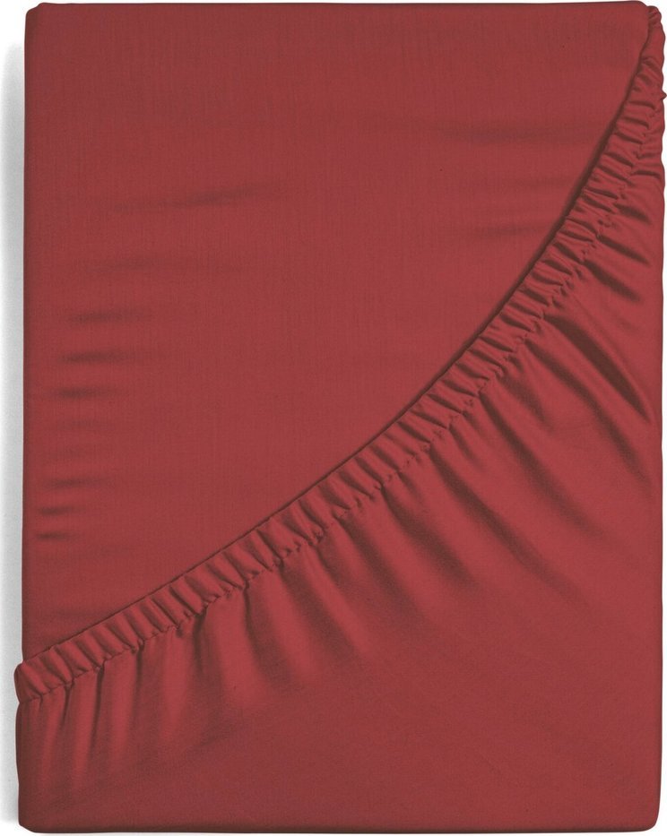 Eurofirany Prześcieradło 220 x 200 z gumką Nova3 Czerwony
