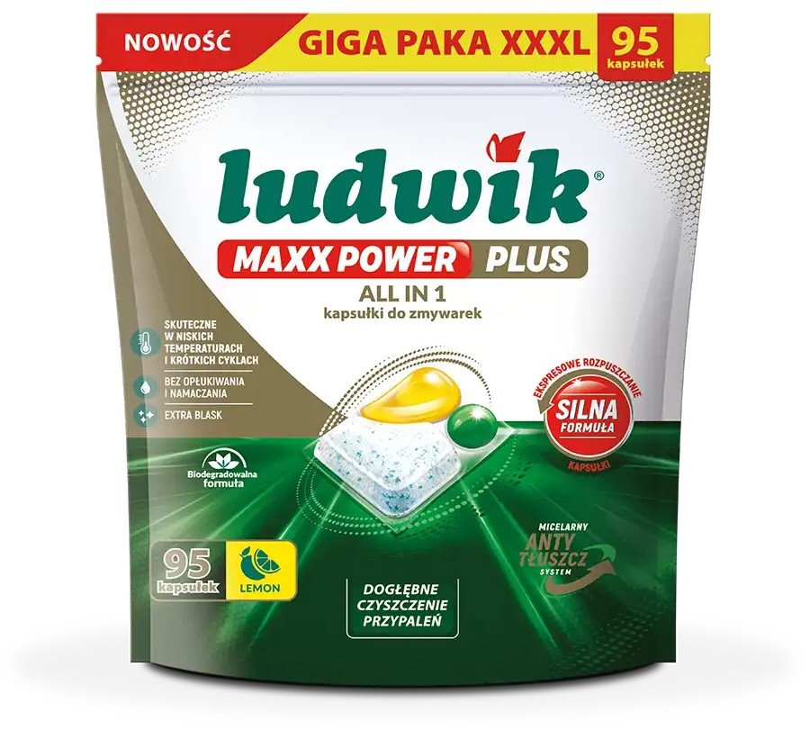 Ludwik Kapsułki do zmywarek Maxx Power Plus 95 szt