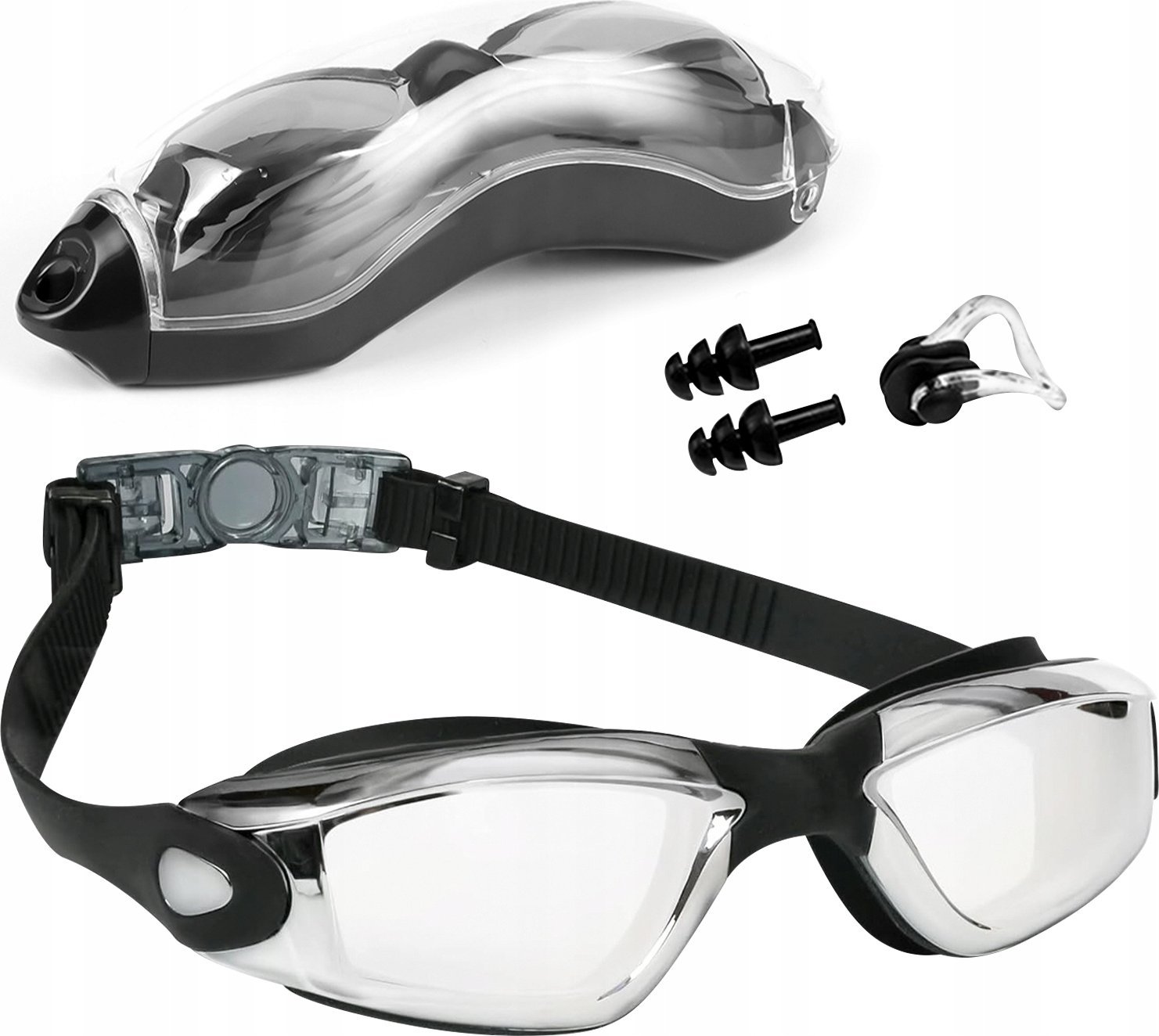 OKULARY PŁYWACKIE OC-ZA2 CZARNE PUDEŁKO