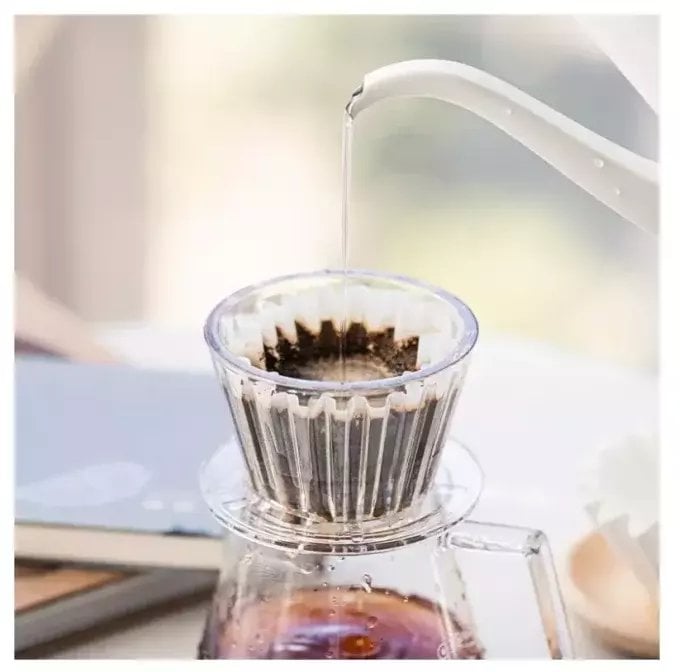 Timemore Plastikowy Dripper Crystal Eye B75 - Transparent