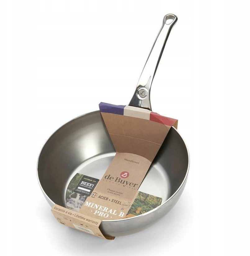 Patelnia głęboka, 24 cm, Mineral B Pro