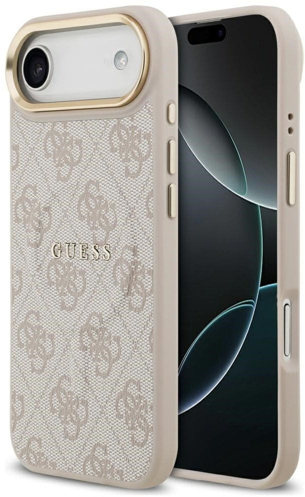 GUESS futerał do IPHONE 17 Air kompatybilny z MagSafe GUHMP17MP4MSEGCP (PU 4G W/ Classic) różowy